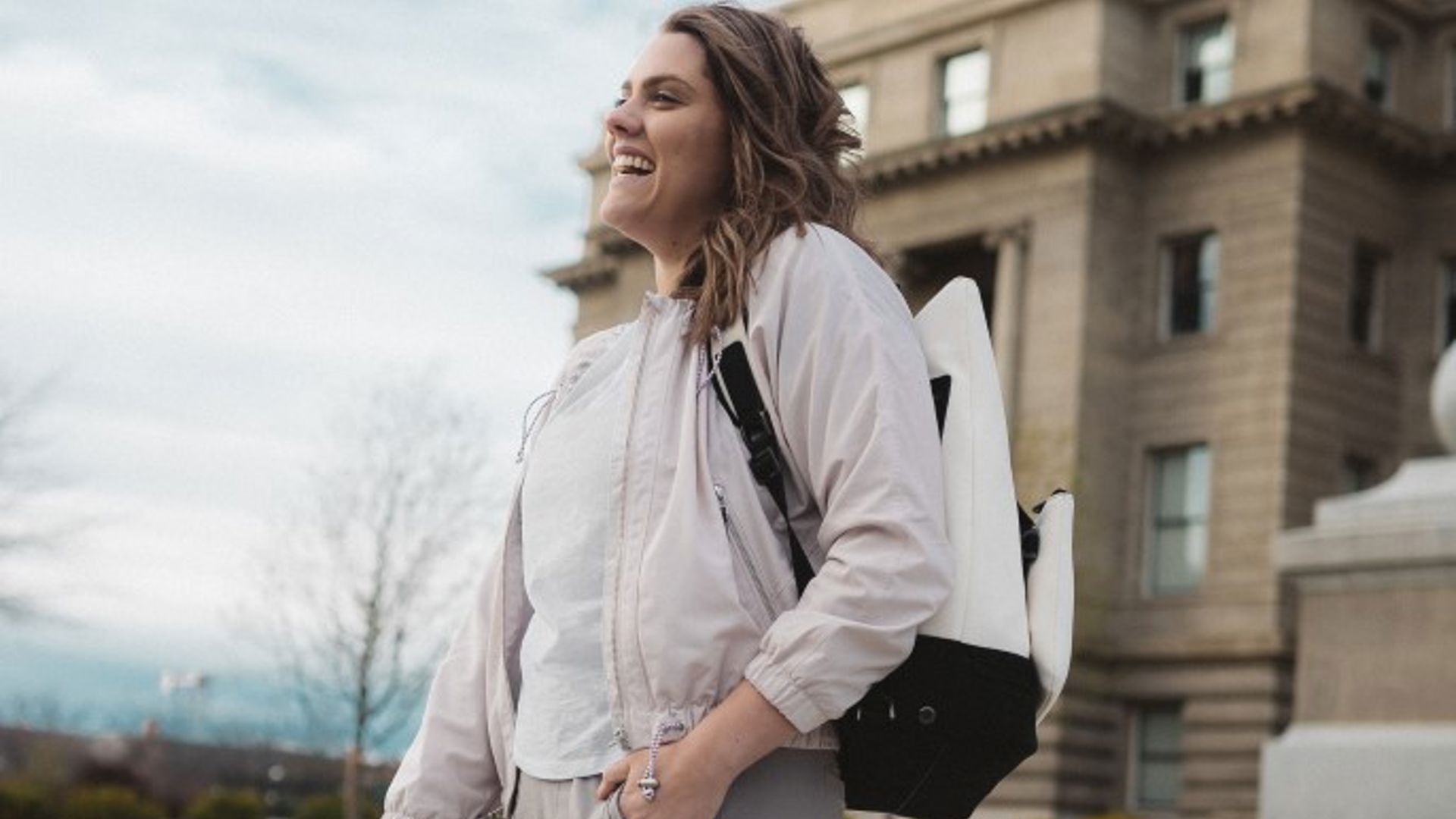 Woman content with the choice of GMHBA as her health insurance provider