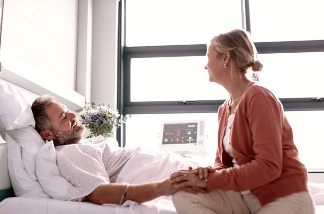 GMHBA members visiting hospital with peace of mind