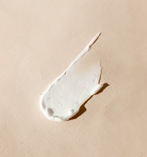 A smear of sunscreen